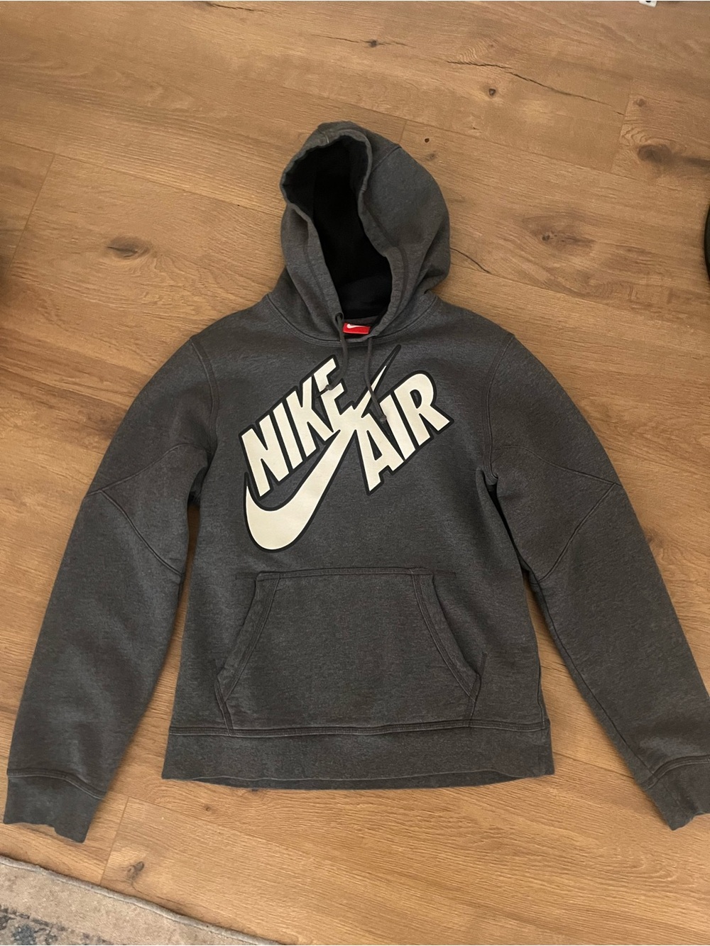 Nike Air Men’s Grey Hoodie Sweatshirt Pullover Size Small